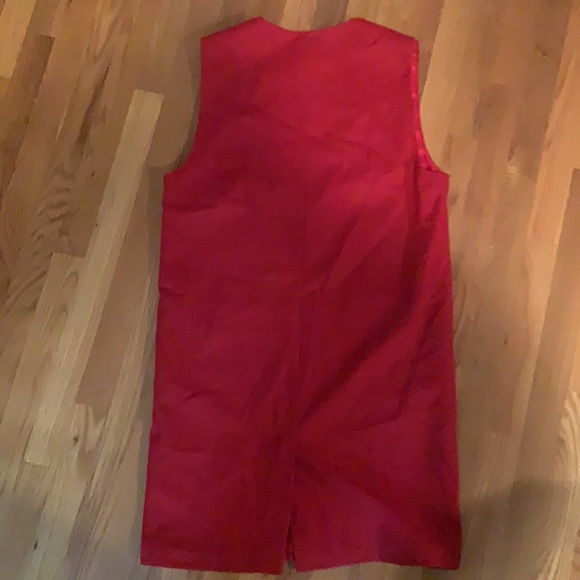 Deep V neck dress with pockets - Picture 2 of 4